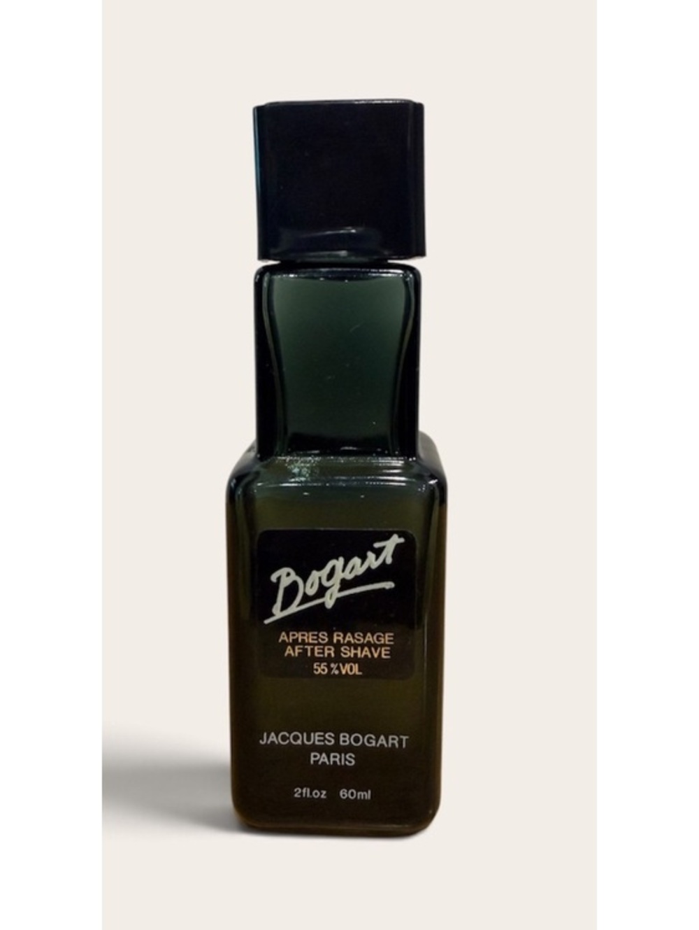 Jacques Bogart Bogart After Shave 2 fl oz 60 ml Vintage Bottle 1/2 Full